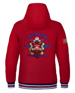 толстовка с капюшоном Империя красная_спина3